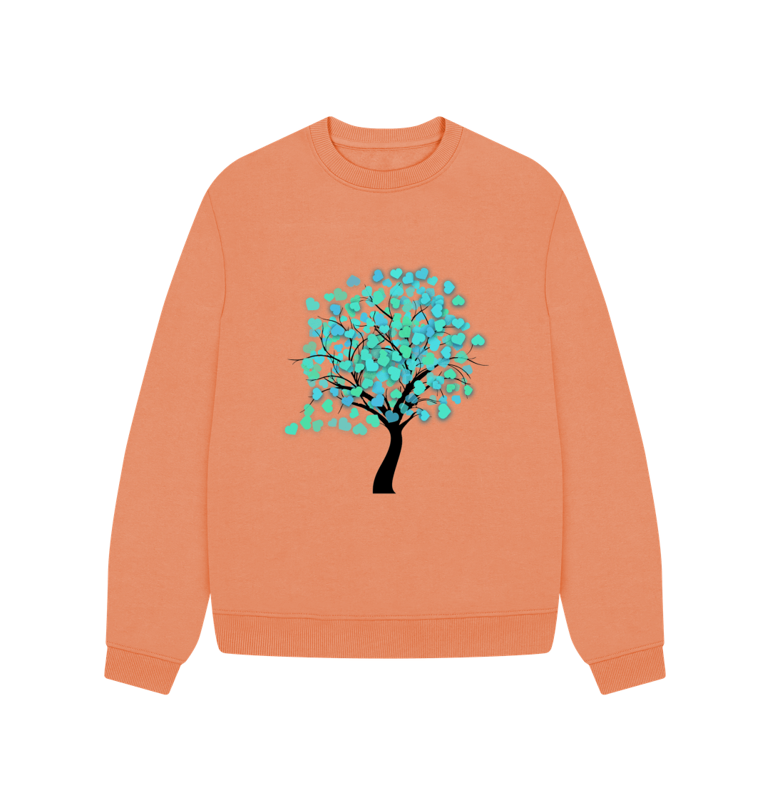 Apricot Love Tree Oversized Jumper