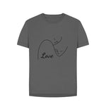 Slate Grey People Love Relaxed Fit Tee