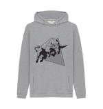 Light Heather Printed Hoody Front