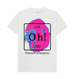 White Oh! Pink Ape Tee