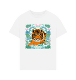 White Tiger Oversized Tee