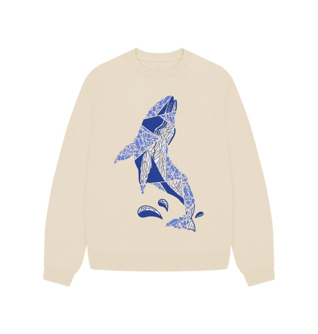 Oat Blue Whale Oversized Jumper