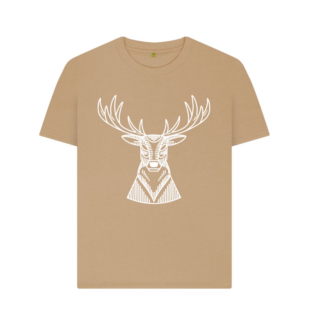 Sand White Reindeer Tee