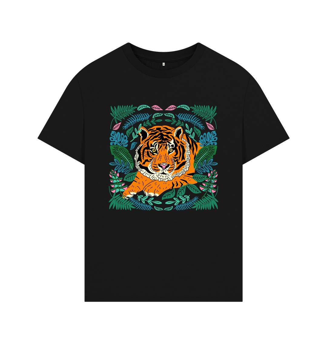 Black Tiger Oversized Tee