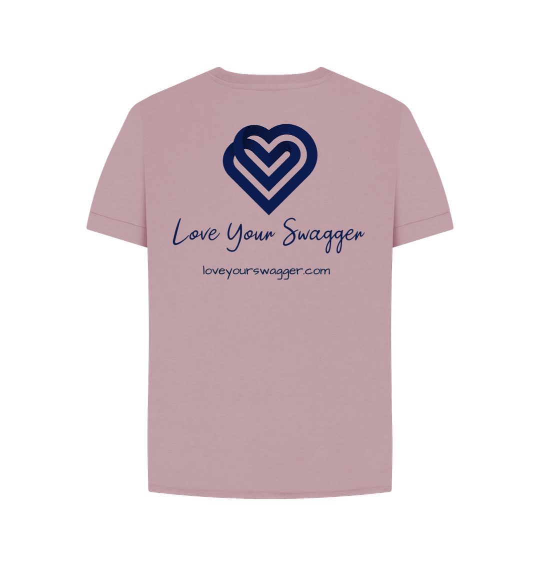 Mauve Love Your Swagger Relaxed Tee