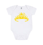 White Royal Babygrow