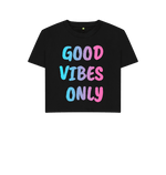 Black Printed T-shirt Front