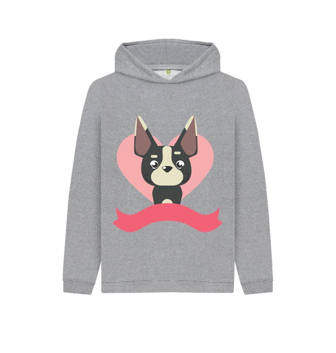 Athletic Grey Dog Hoodie