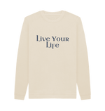 Oat Printed Sweater Front