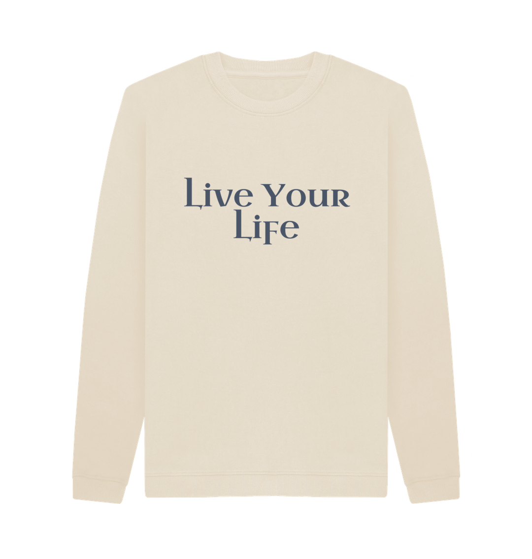 Oat Printed Sweater Front