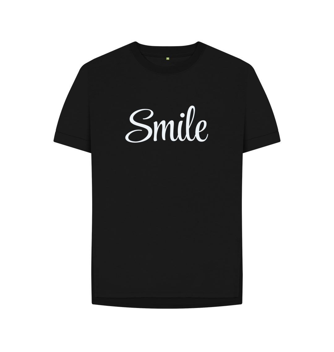 Black Smile Relaxed Fit Tee