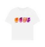 White Love Oversized Tee