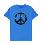 Bright Blue Love Peace Tee