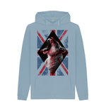 Stone Blue Union Jack Lion Hoody