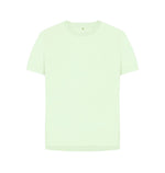 Pastel Green Plain Relaxed Fit Tee