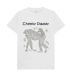 White Cheeky Daddy Tee