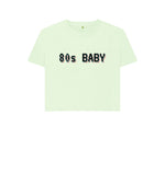 Pastel Green 80s Baby Boxy Tee