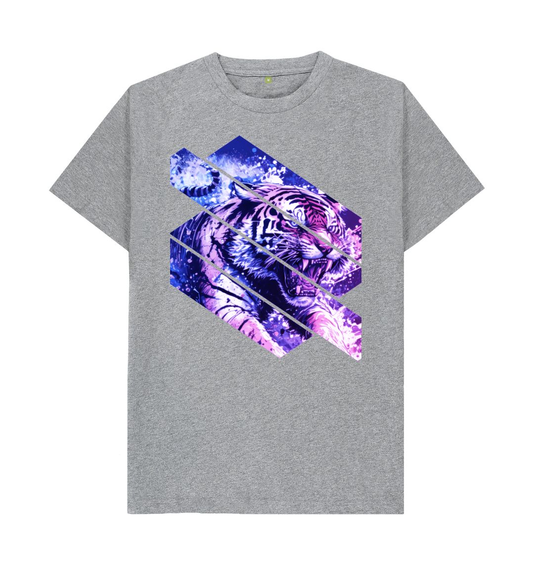 Athletic Grey Tiger Leap Tee