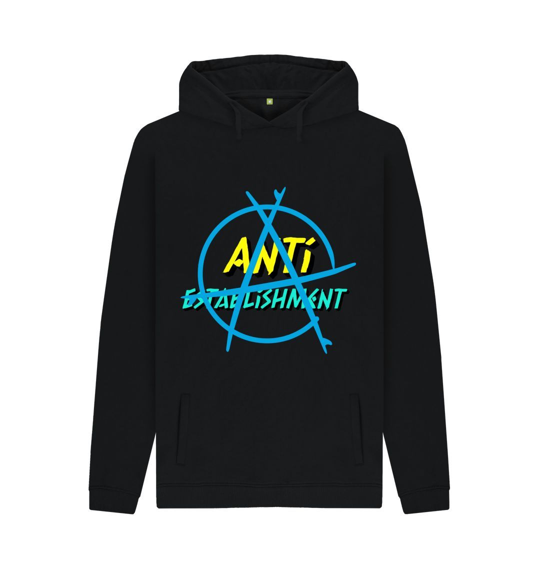 Black Anti-Establishment Hoodie