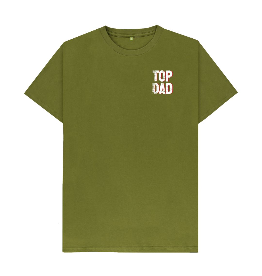 Moss Green Top Dad Tee