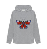 Light Heather Red Butterfly Hoody