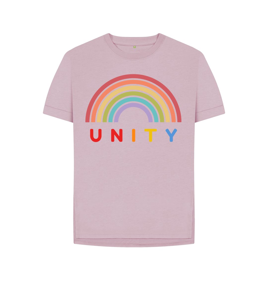 Mauve Rainbow Unity Relaxed Fit Tee