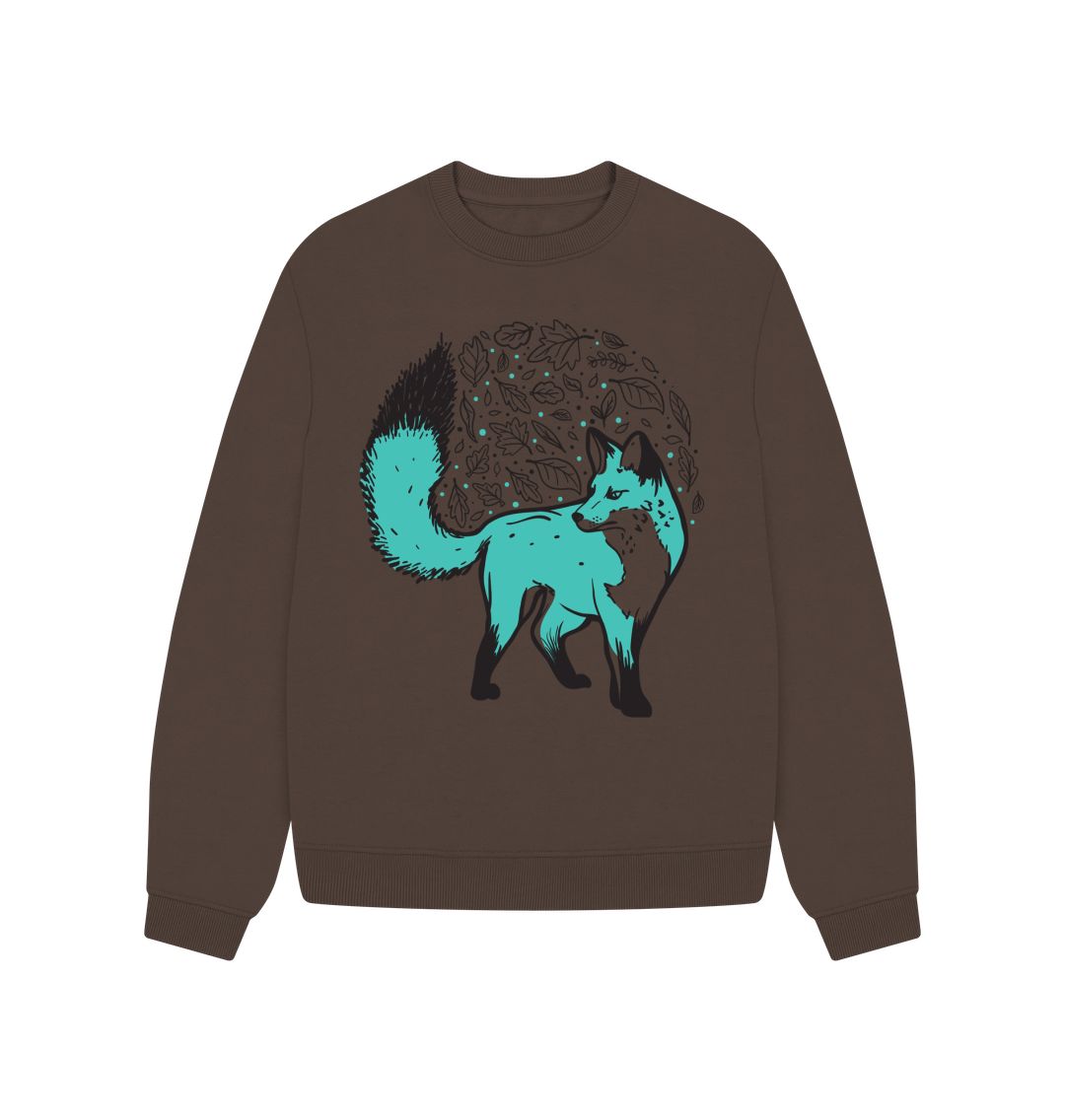 Chocolate Fox Oversized Hoodie