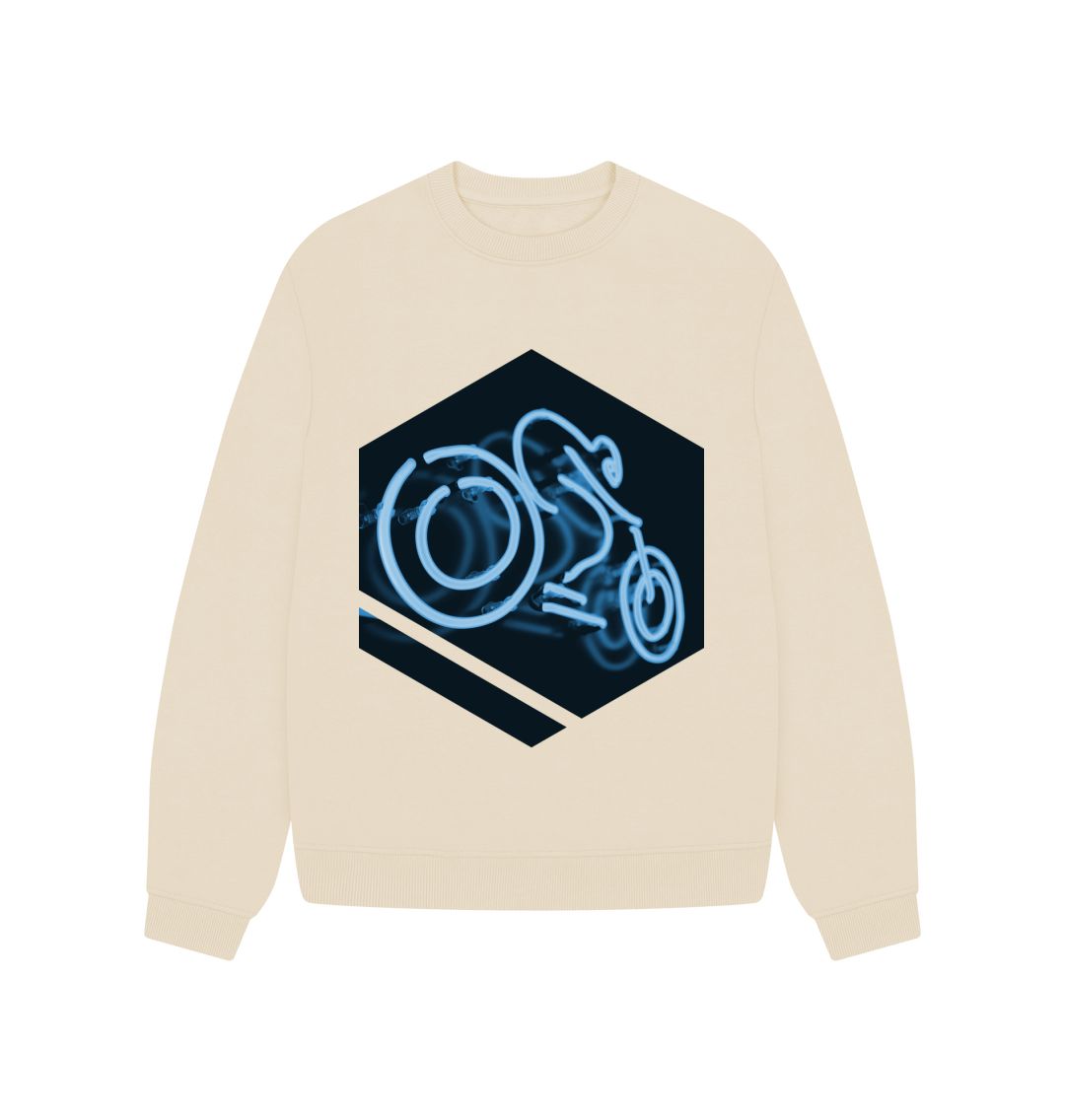 Oat Bright Bike Oversized Jumper