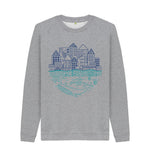 Light Heather Ocean Crew Neck Jumper