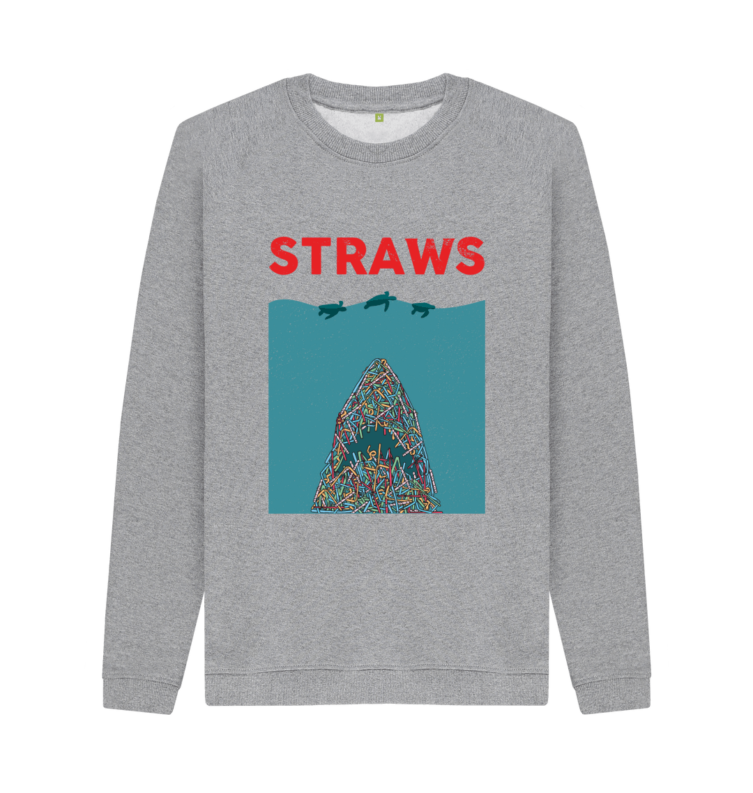 Light Heather Printed Sweater Front