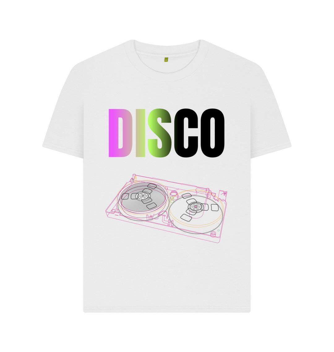 White Disco Deck Tee