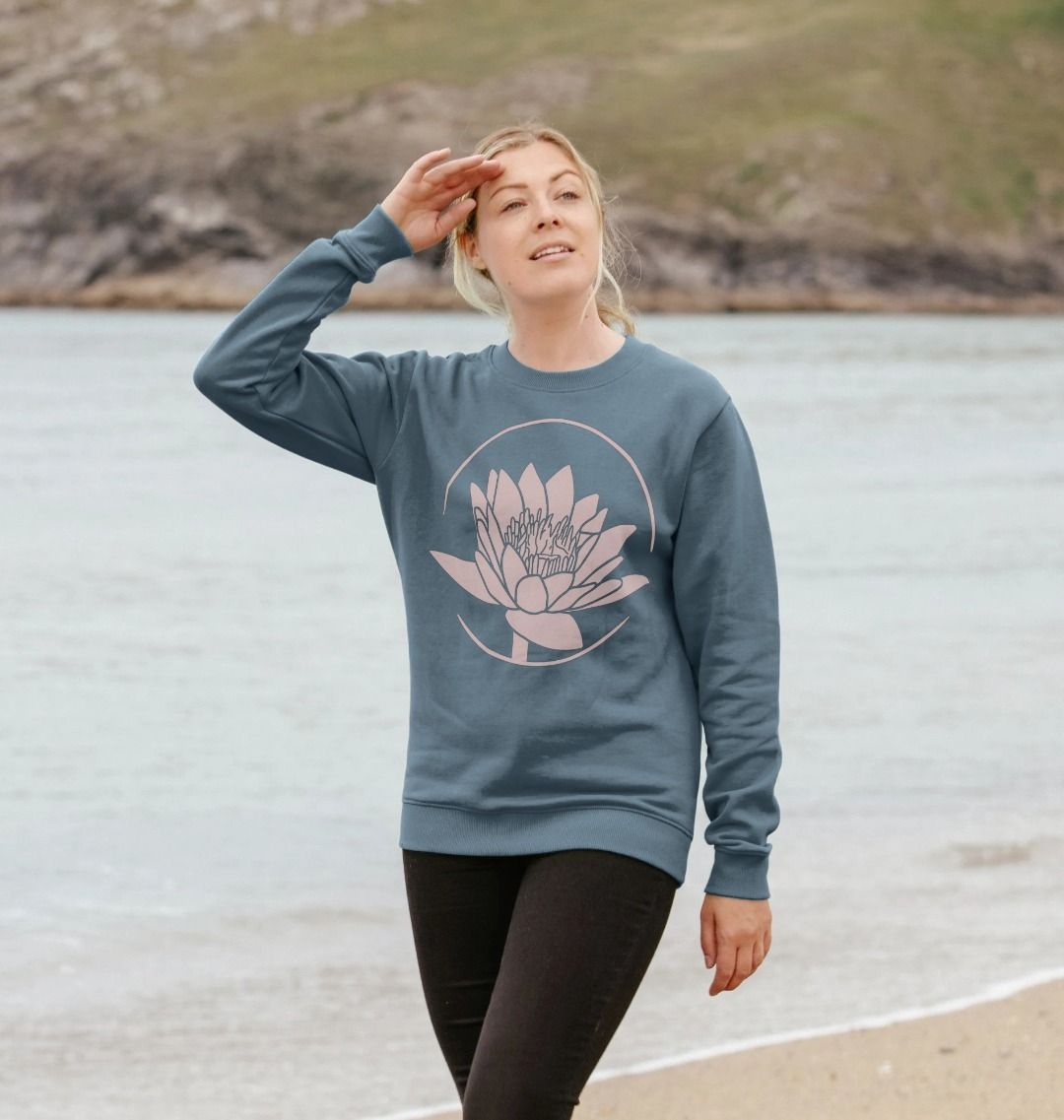 Lotus Crew Neck Sweatshirt