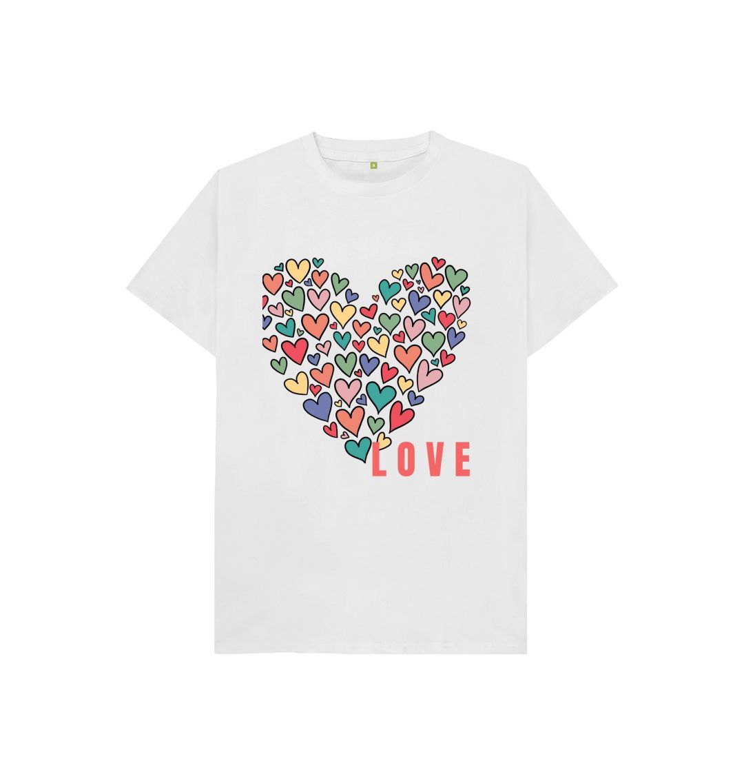 White Lovely Love Tee