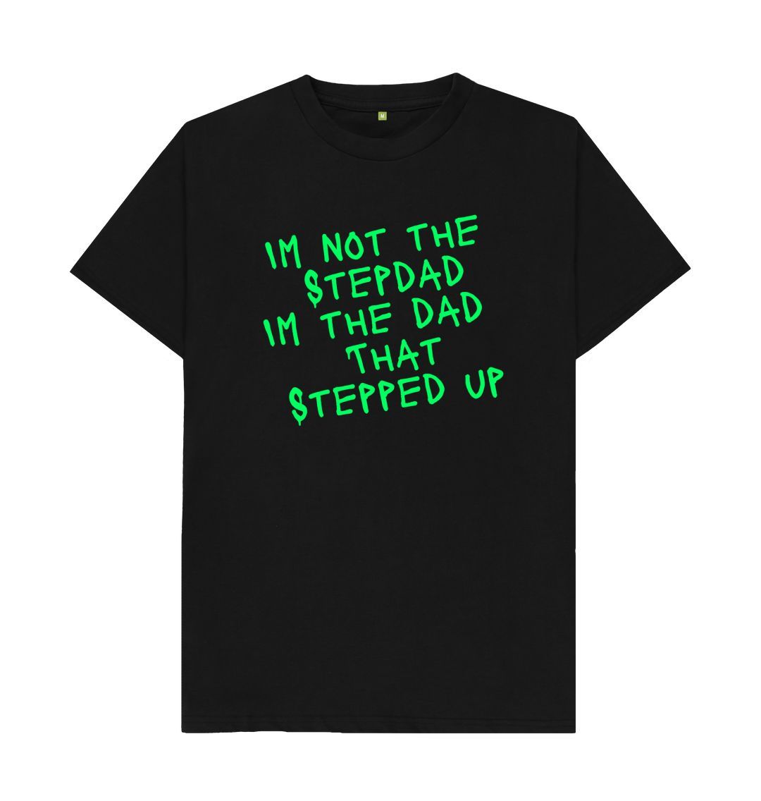 Black Super Stepdad Tee