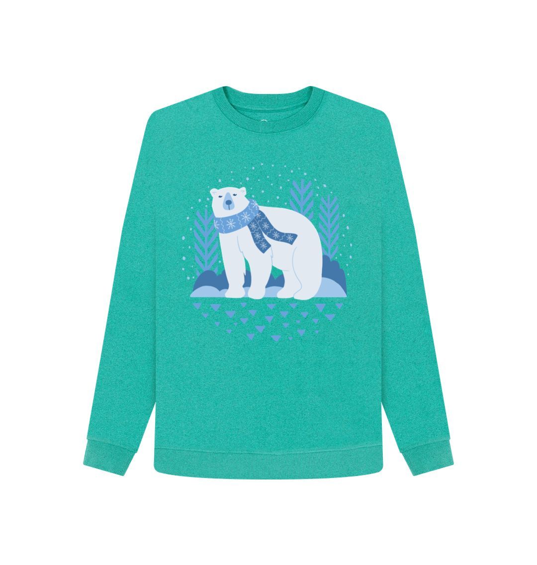 Seagrass Green Polar Bear Remill Sweatshirt