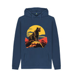 Navy Sunset Cheetah Hoodie