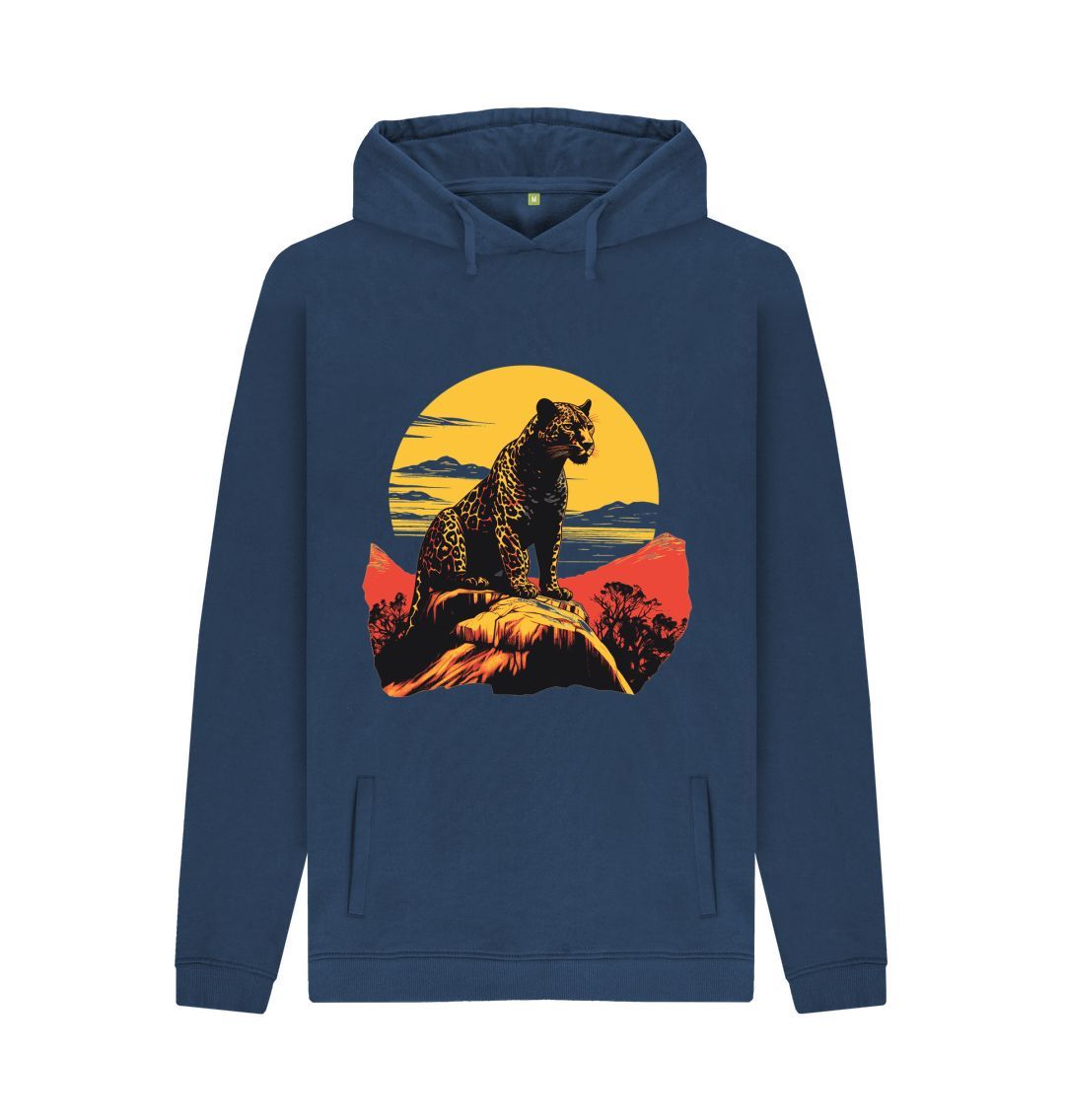 Navy Sunset Cheetah Hoodie