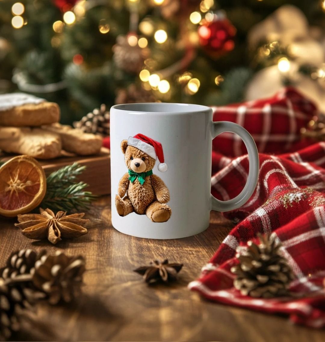 Christmas Teddies Ceramic Mug