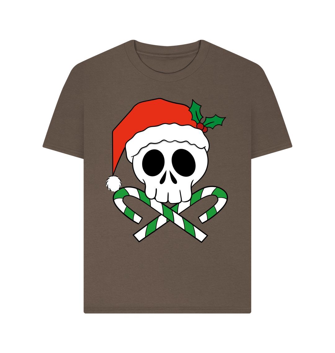 Chocolate Skeleton Santa Tee