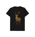 Black Reindeer Tee