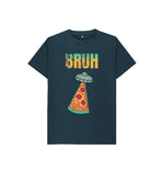 Denim Blue Pizza Bruh Tee