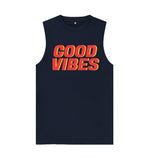 Navy Blue Good Vibes Vest