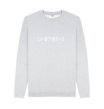 Grey Recycled Printed Sweater Front