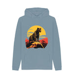 Stone Blue Sunset Cheetah Hoodie