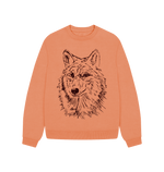 Elegant fox jumper featuring a soft knit design, perfect for stylish and cozy autumn wear.
