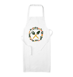 White Barbecue  Apron