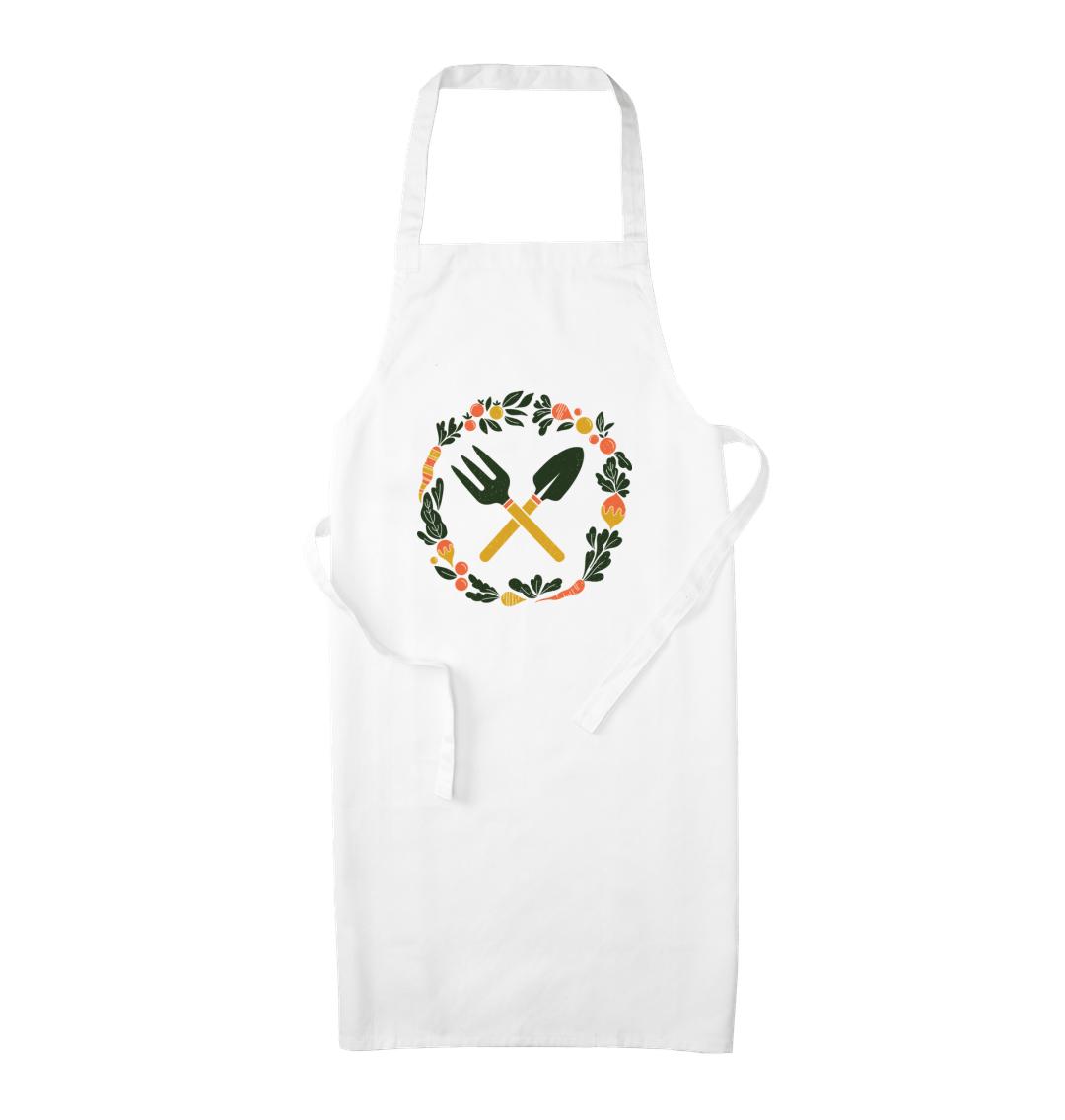 White Barbecue  Apron