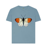 Stone Blue Moth Tee