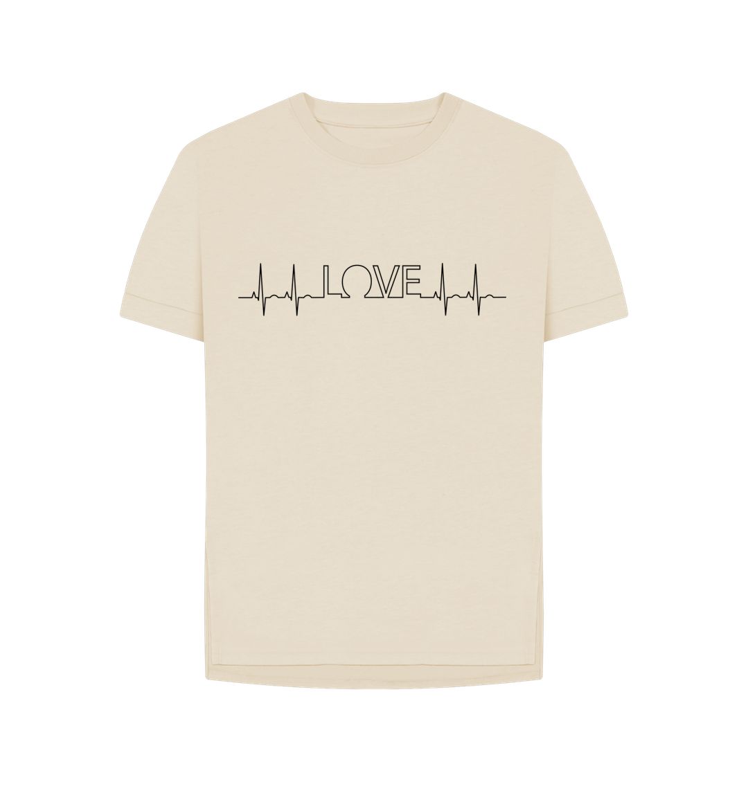 Oat Love Line Relaxed Fit Tee