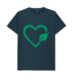 Denim Blue Green Love Tee